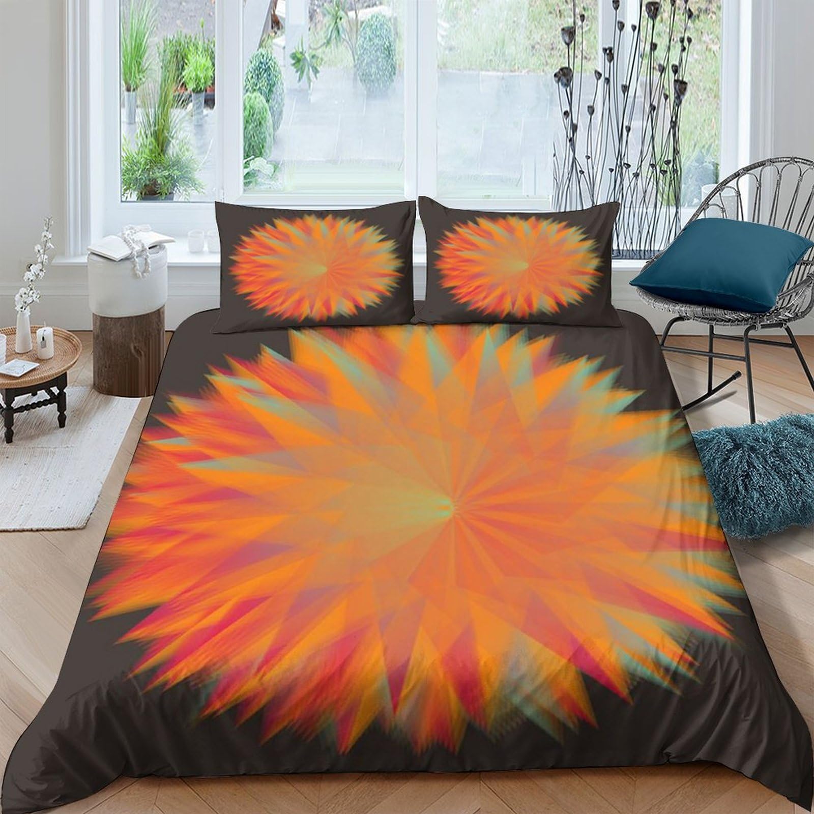 Ctjqhvkz Style-3 3D Printed Fitted Sheet Microfiber Bed Cover With Non-Slip Design For Bedroom, Easy To Wash, Protects Mattress, Ideal For Home And Guest Rooms Single（135X200cm）