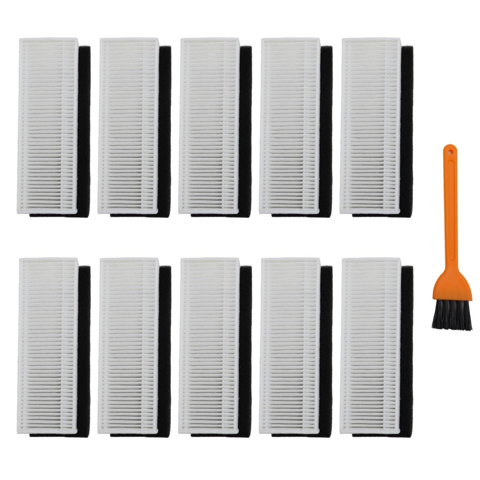 10-Pack Replacement HEPA Dust Bags for Tikom G8000 / G8000 Pro & Honiture G20 Robot Vacuums – High-Efficiency Filtration