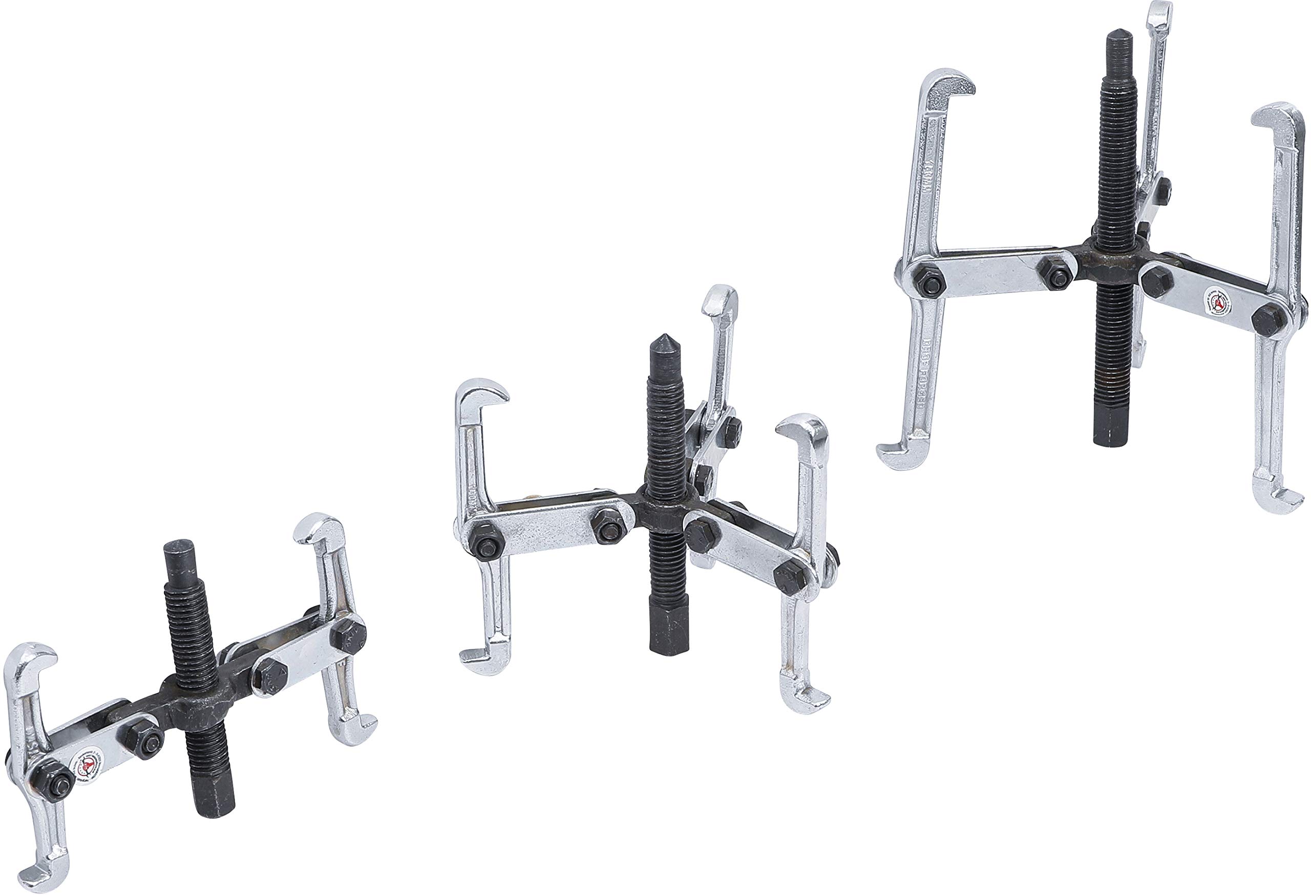 BGS Diy 7730 | Serie di estrattori, 2 e 3 bracci | 150 / 100 / 75 mm | 3 pz.