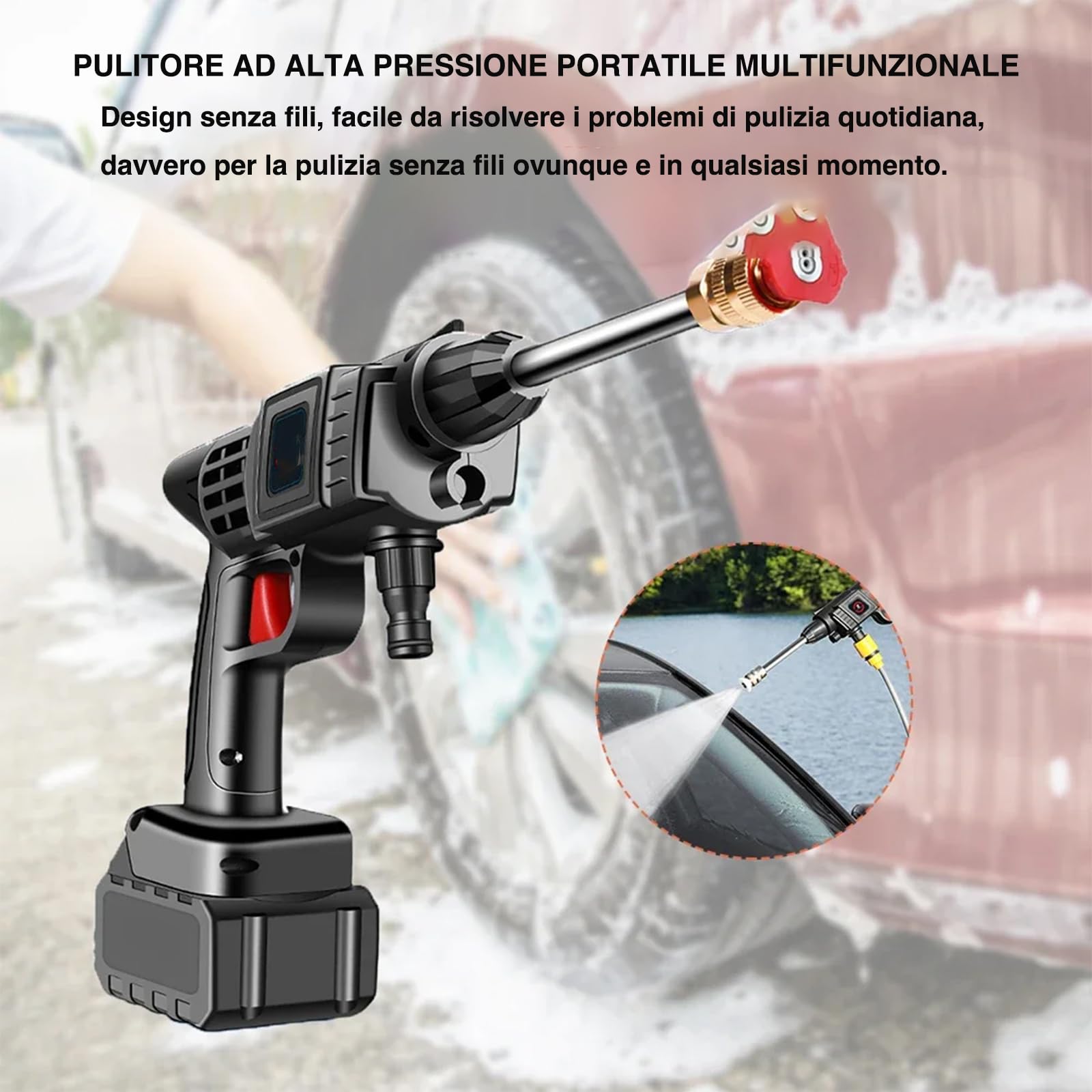 Annovi Reverberi 25 Series 2591 Idropulitrice Verticale Elettrico 420 L/h Nero, Blu, Grigio - Foto 10
