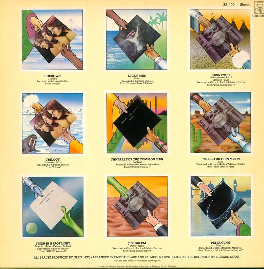 The Best Of Emerson Lake & Palmer 12㌅ Best of Emerson Lake & Palmer: Amazon.pl: Płyty CD i winylowe