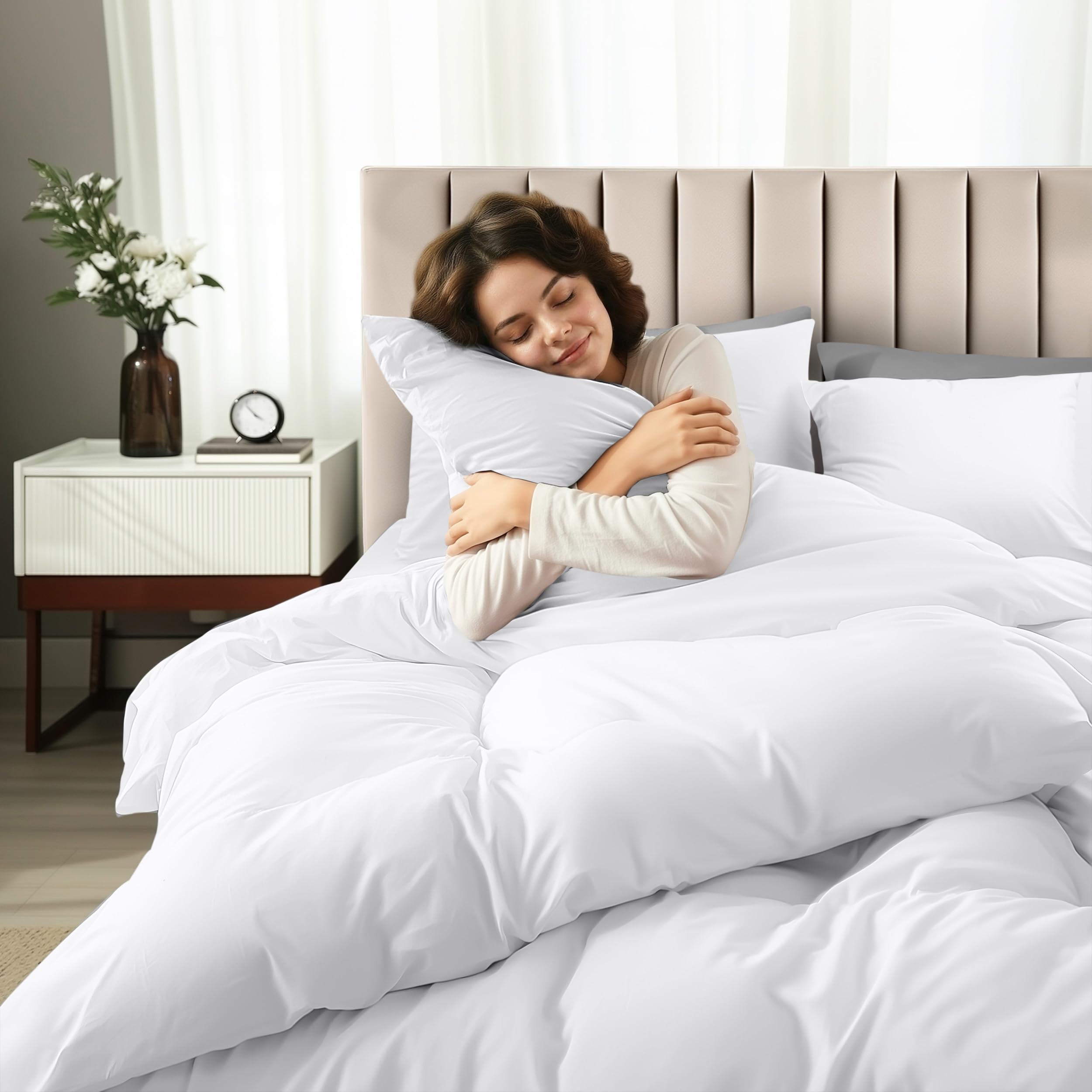 Amazon.com: Utopia Bedding Duvet Cover Full with Fitted Sheet