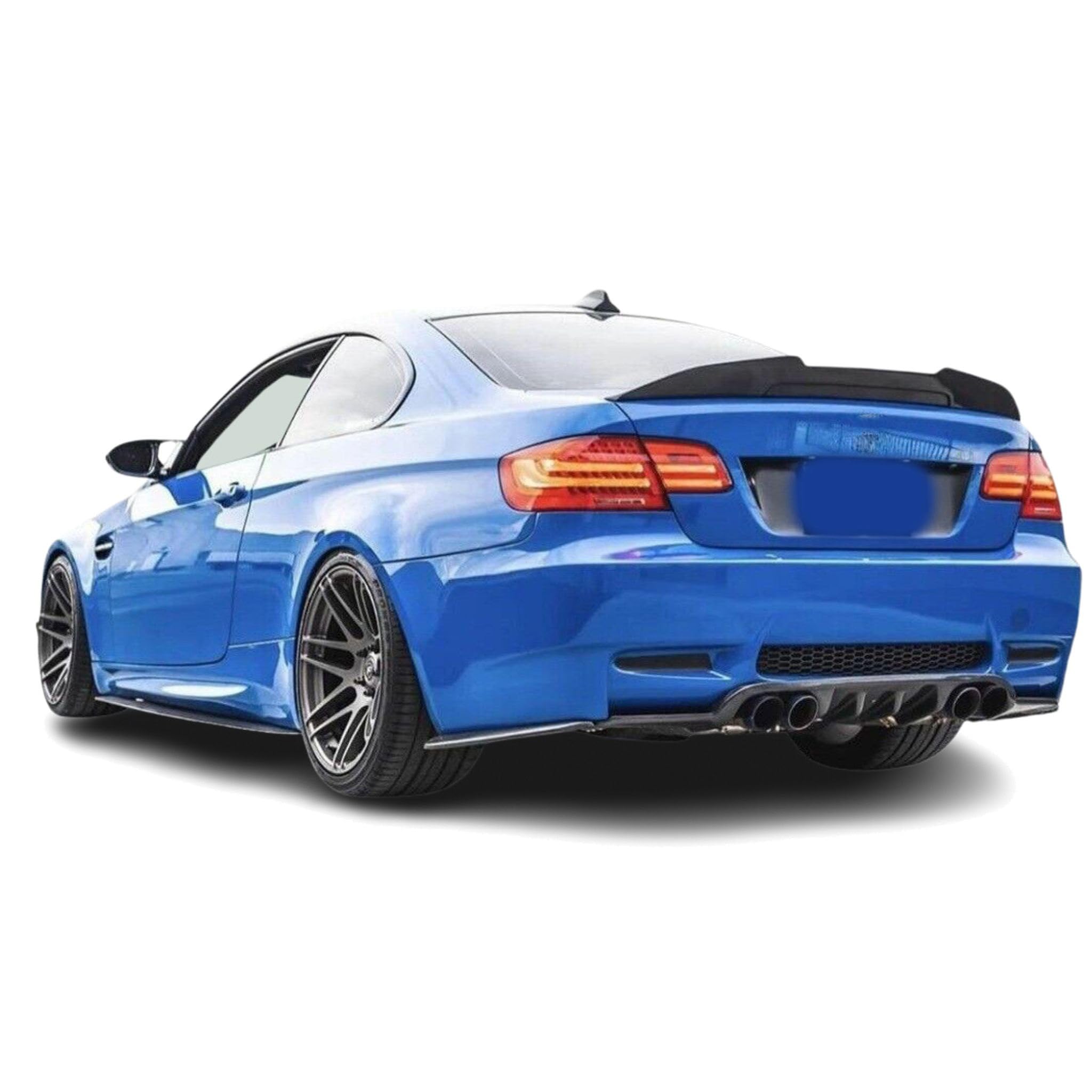 Spoiler Posteriore Alettone Per BMW 3er E92 Coupé Stile PSM Nero Lucido