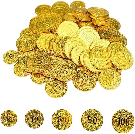 Amazon Chiwanji ポーカーコイン カジノチップ ポーカー カジノ ゲーム チップ コイン 100個セット ゴールド カジノチップ おもちゃ Amazon Chiwanji ポーカーコイン カジノチップ ポーカー カジノ ゲーム チップ コイン 100個セット ゴールド カジノチップ おもちゃ