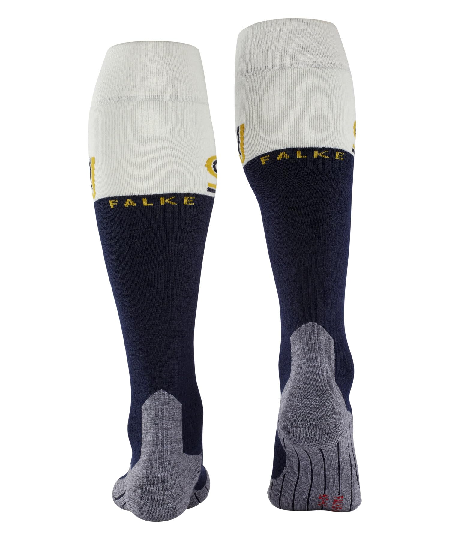 FALKE Mężczyźni Skarpety narciarskie SK4 Advanced M Kh Wełna ciepłe cienkie 1 Para, Niebieski Marine 6120 Snow-O, 42-43