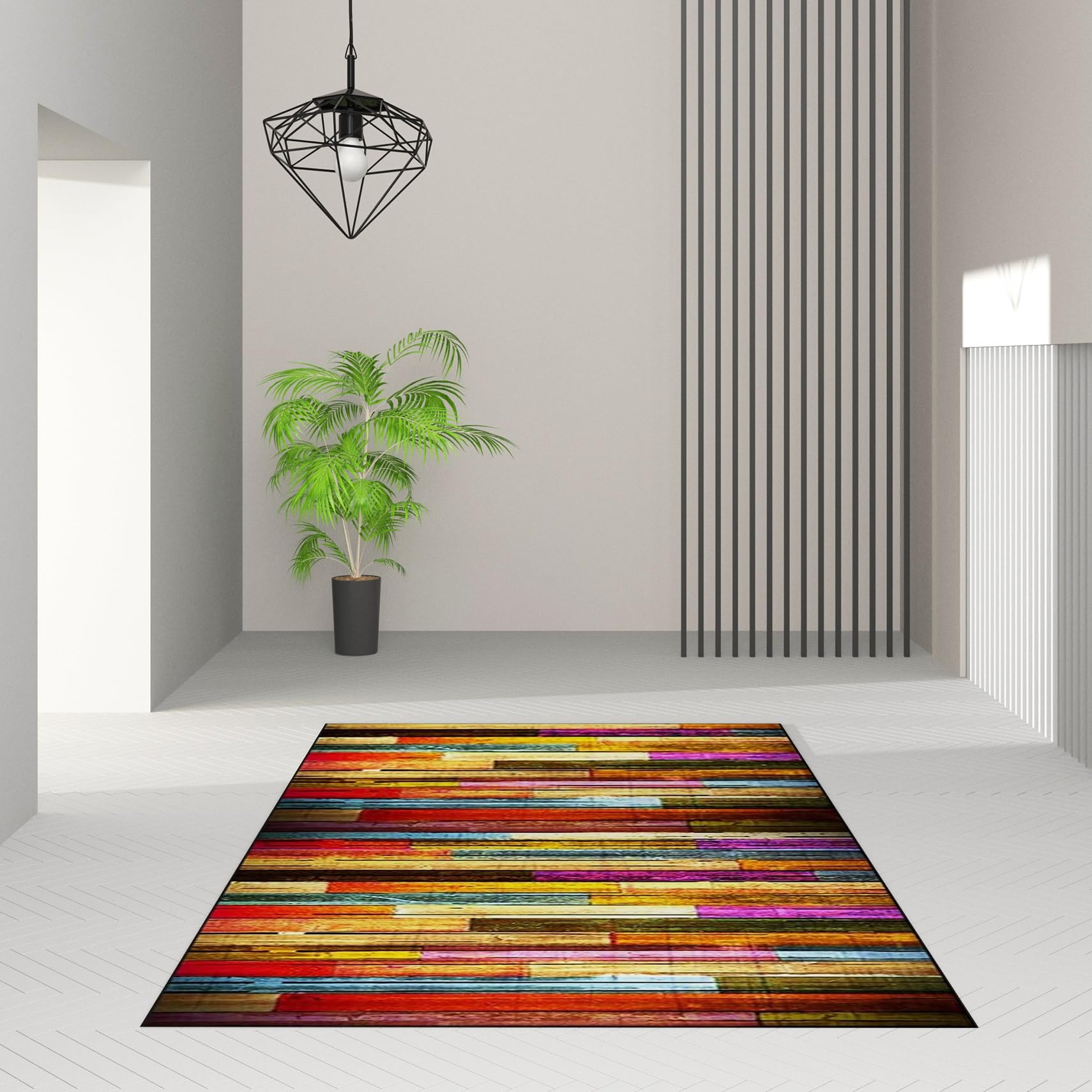 SUNLIMEI Tapis De Cuisine Lavable 65 X 240 Cm Lavable Antiderapant Tapis D'Entrée Interieur, Absorbant, Personnalisable, Entretien Facile Pour Cuisine, Couloir, Passage, F