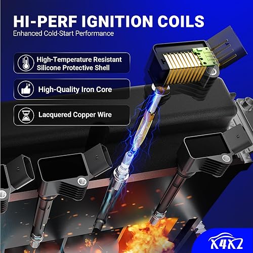 Miniatura 7 de Paquetes de bobina de encendido UF549 y bujía de iridio doble 9029, para Nissan Altima Versa Sentra Rogue Cube NV200 Pathfinder Infiniti FX50 M56