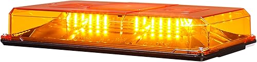 Federal Signal 454201HL-02 HighLighter LED Plus Amber Dome Class 1 Mini Lightbar (montaje permanente)