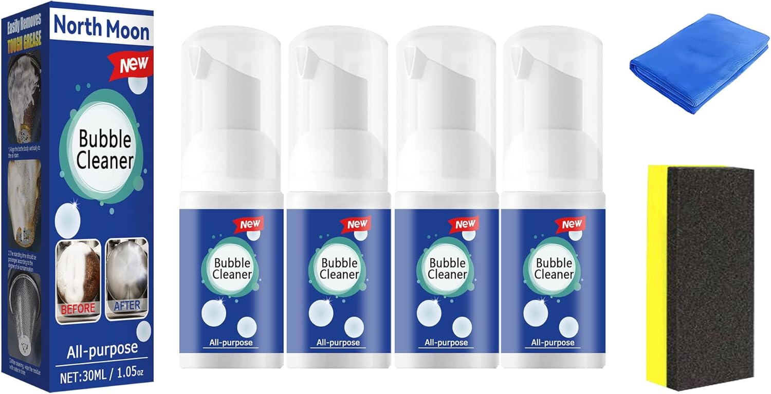 North Moon Bubble Cleaner Spray, IVILA Bubble Cleaner, All