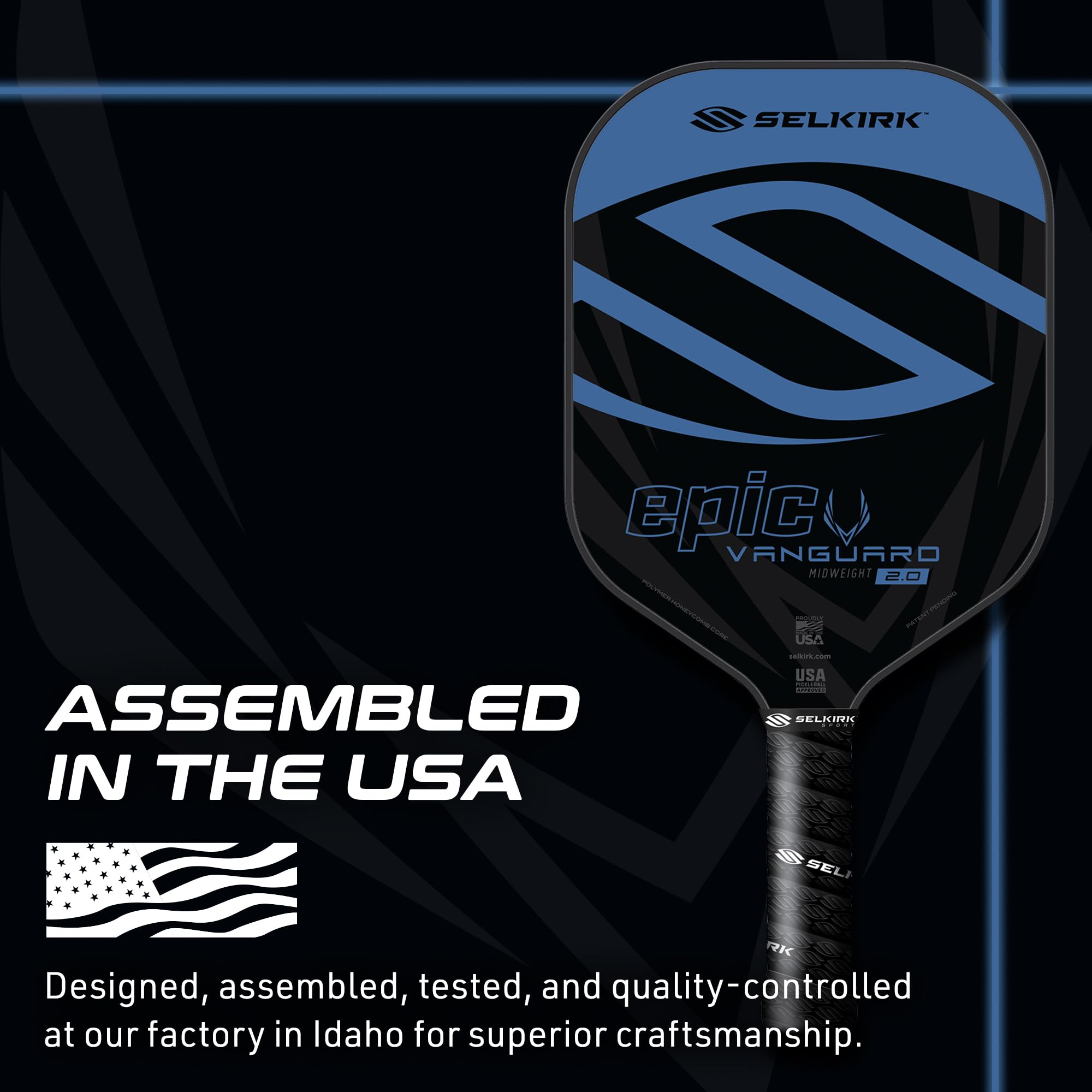 Amazon | Selkirk Sport Vanguard 2.0 ピックルボールパドル | Epic MW