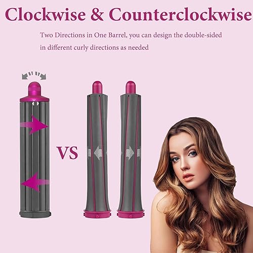 Miniatura 3 de Barriles rizadores de cabello largo de 1.6 pulgadas1.575 in compatibles con Dyson Airwrap Styler HS05HS01, accesorios para múltiples estilos de