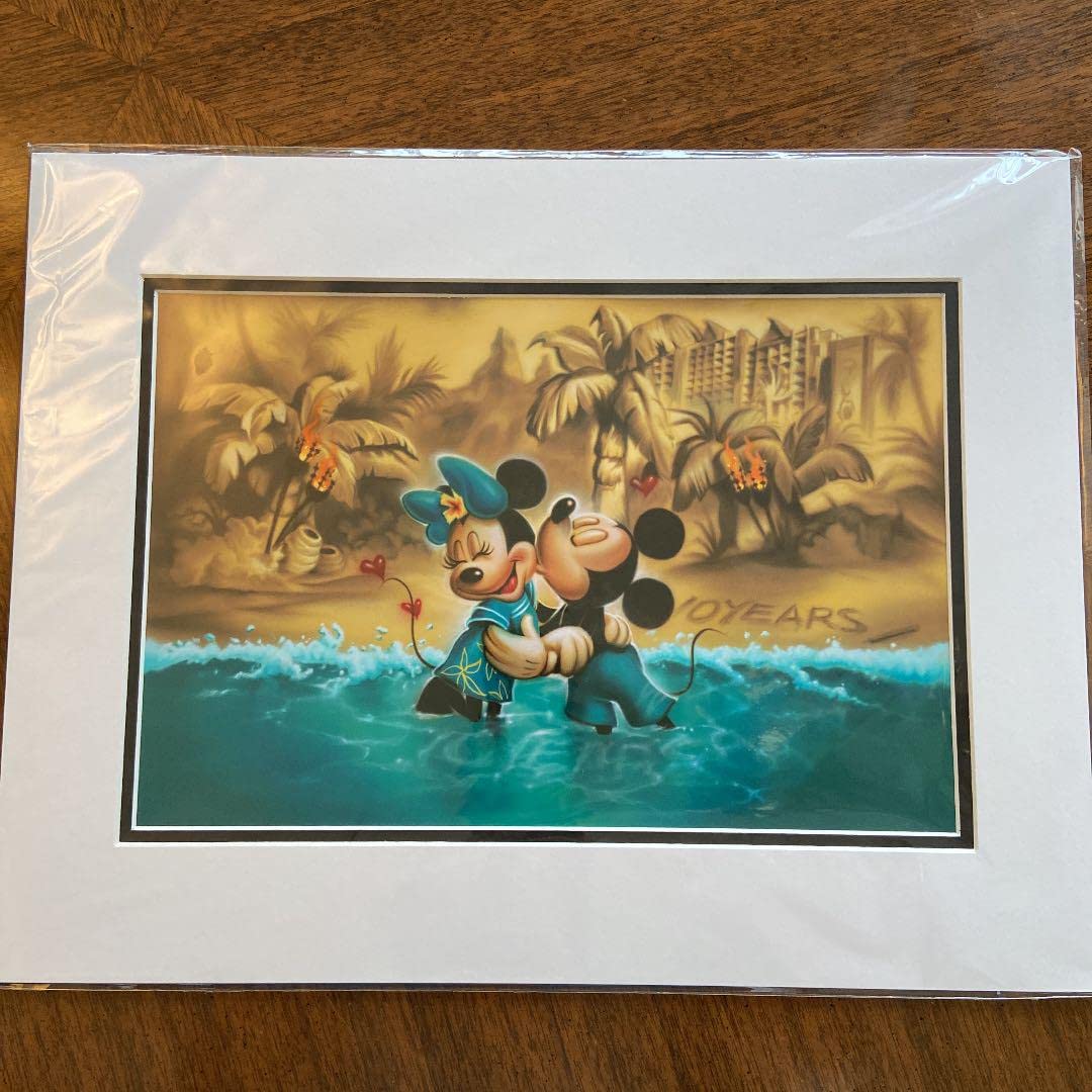 ディズニーアート 原画 ハワイ ミッキー&ミニー ディズニーアート 原画 ハワイ ミッキー&ミニー ディズニーアート 原画