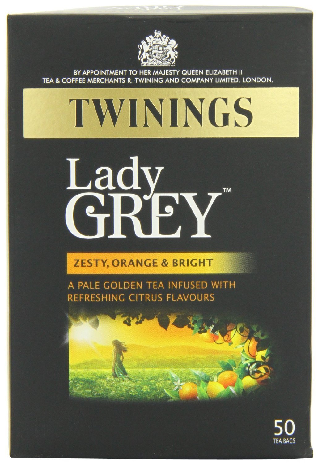 Twinings Lady Grey 50 Tea Bags (Pack of 4)