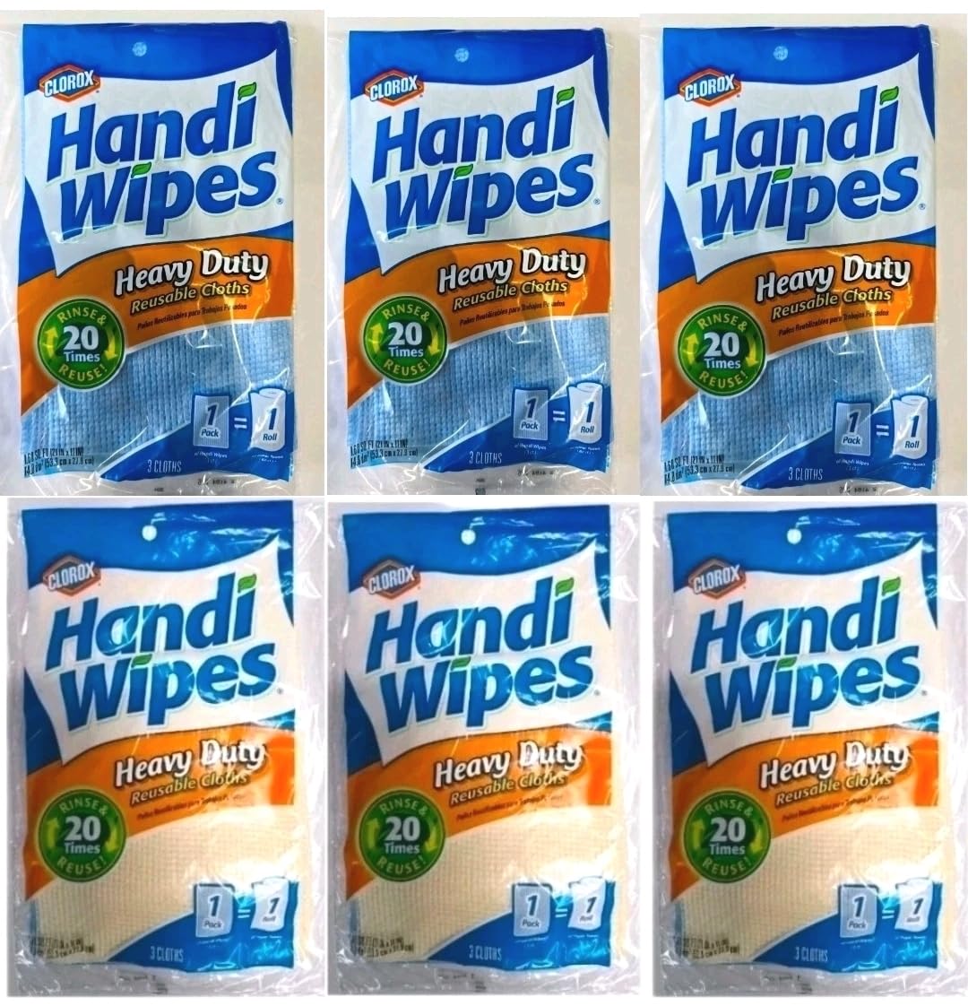 Handi Wipes Heavy Duty Reusable Cloths