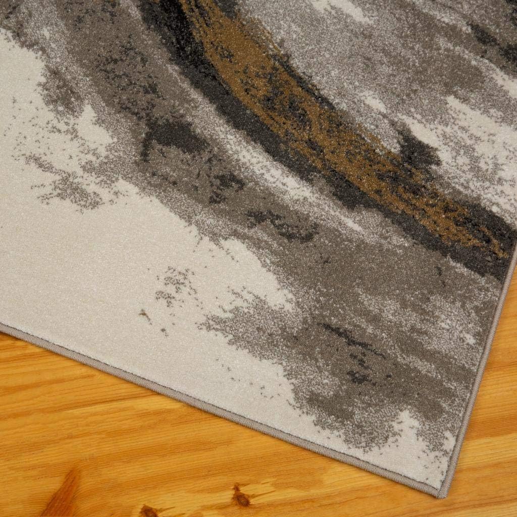 LUXE WEAVERS Lagos Collection 5070 Beige 2x3 Geometric Area Rug