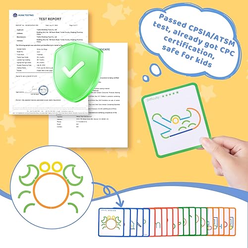 Miniatura 5 de Juego de construcción de palos y anillos con forma de rompecabezas, juego de construcción de letras con patrón de madera, juguete de tronco, juegos