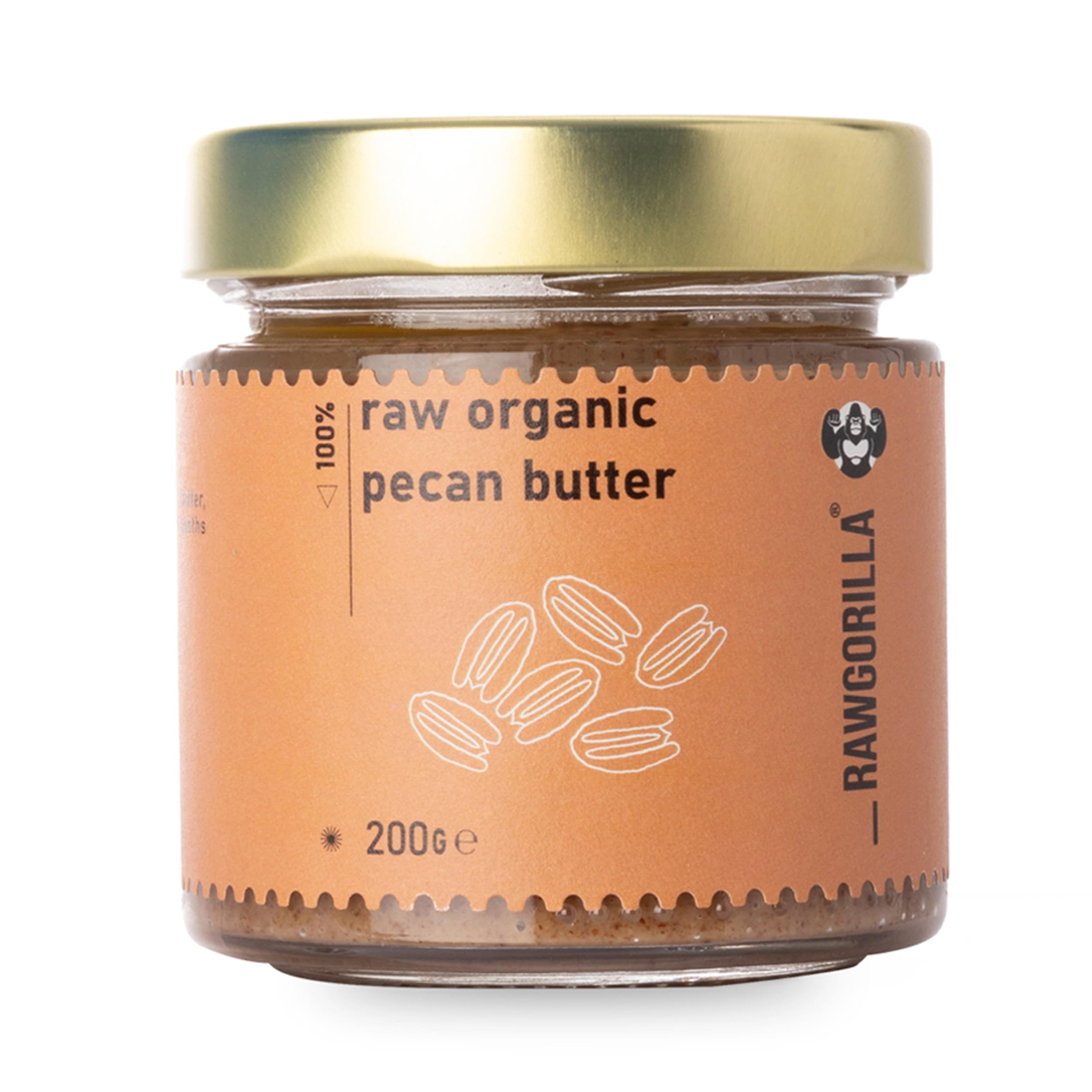 RAWGORILLA Raw Organic Pecan Butter 200g