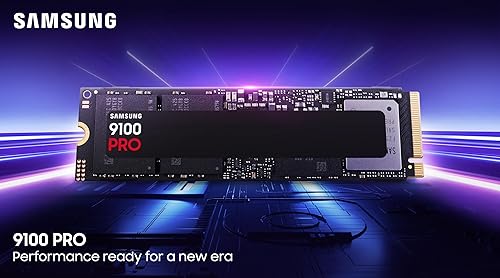 Miniatura 11 de Samsung SSD 9100 PRO 4TB, PCIe 5.0x4 M.2 2280, velocidades de lectura secuencial de hasta 14,800MB/s, lo mejor para computación de IA, juegos y