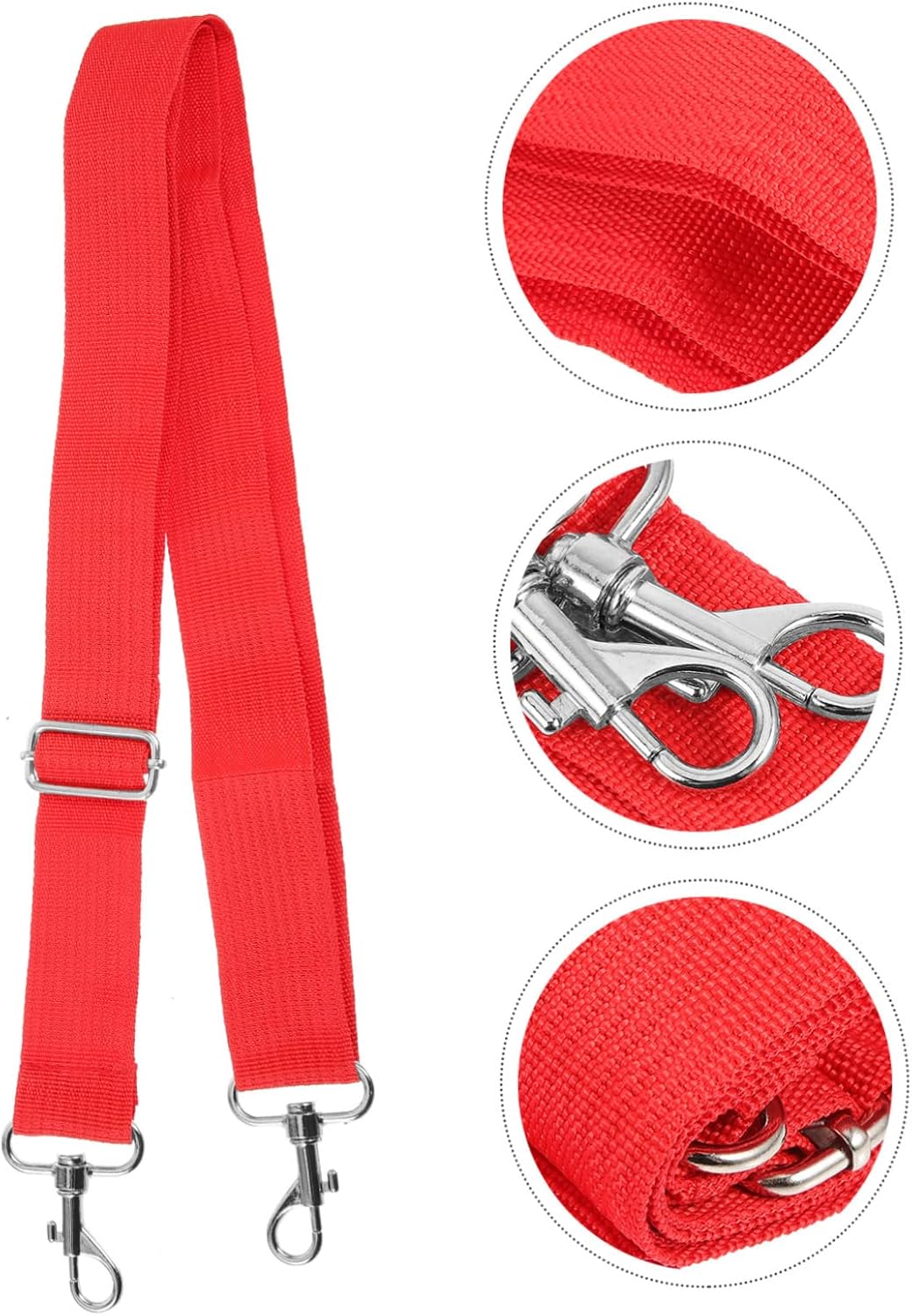 Toyvian 4pcs Adjustable Snare Drum Waist Strap Marching Percussion Parade Belt