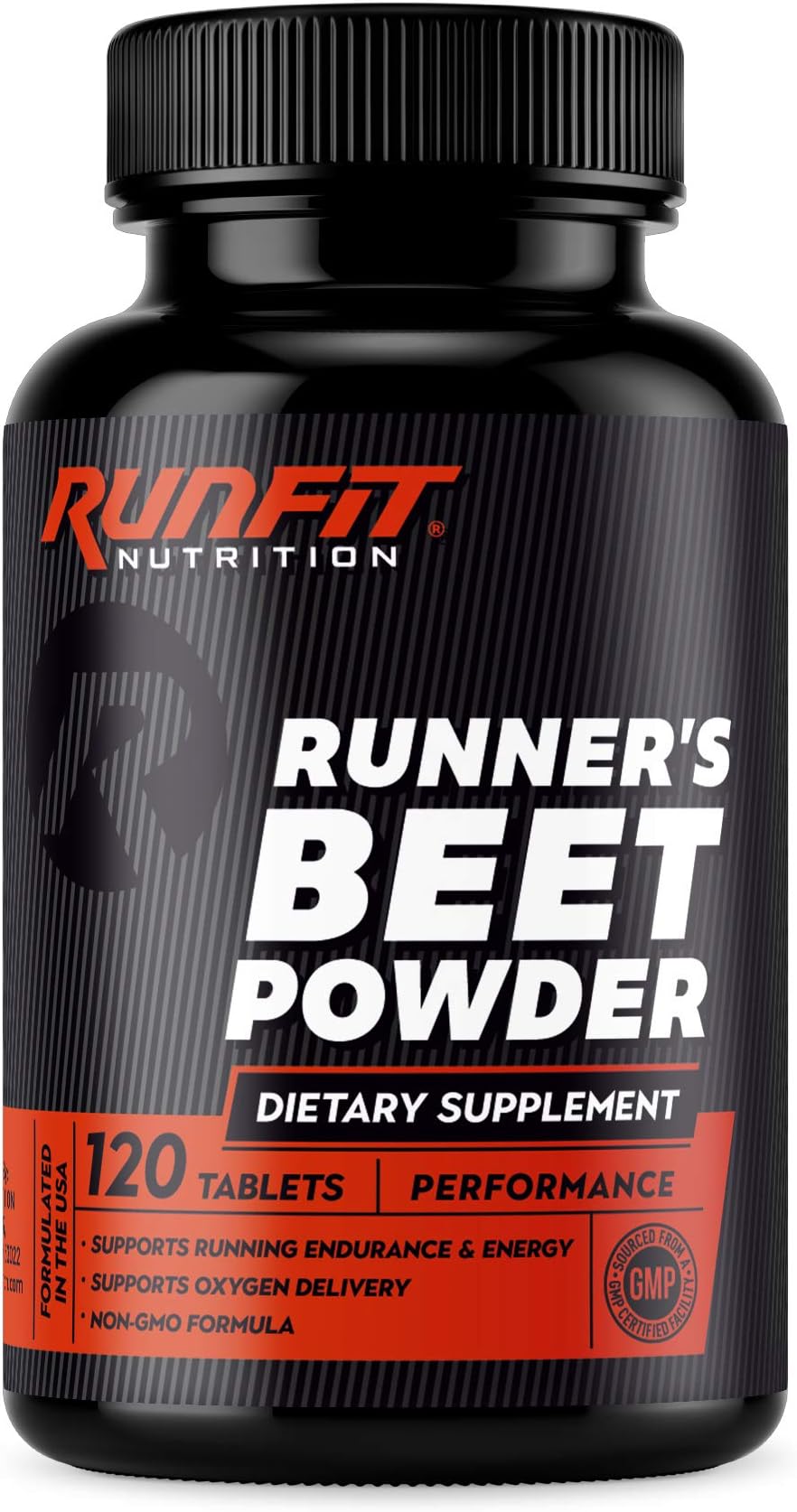 Runner's Beet Powder - Boosts Energy, Endurance & VO2 Max - Natural, Healthy & Long-Lasting Organic Beetroot Powder - Run Faster for Longer - 120 Tablets
