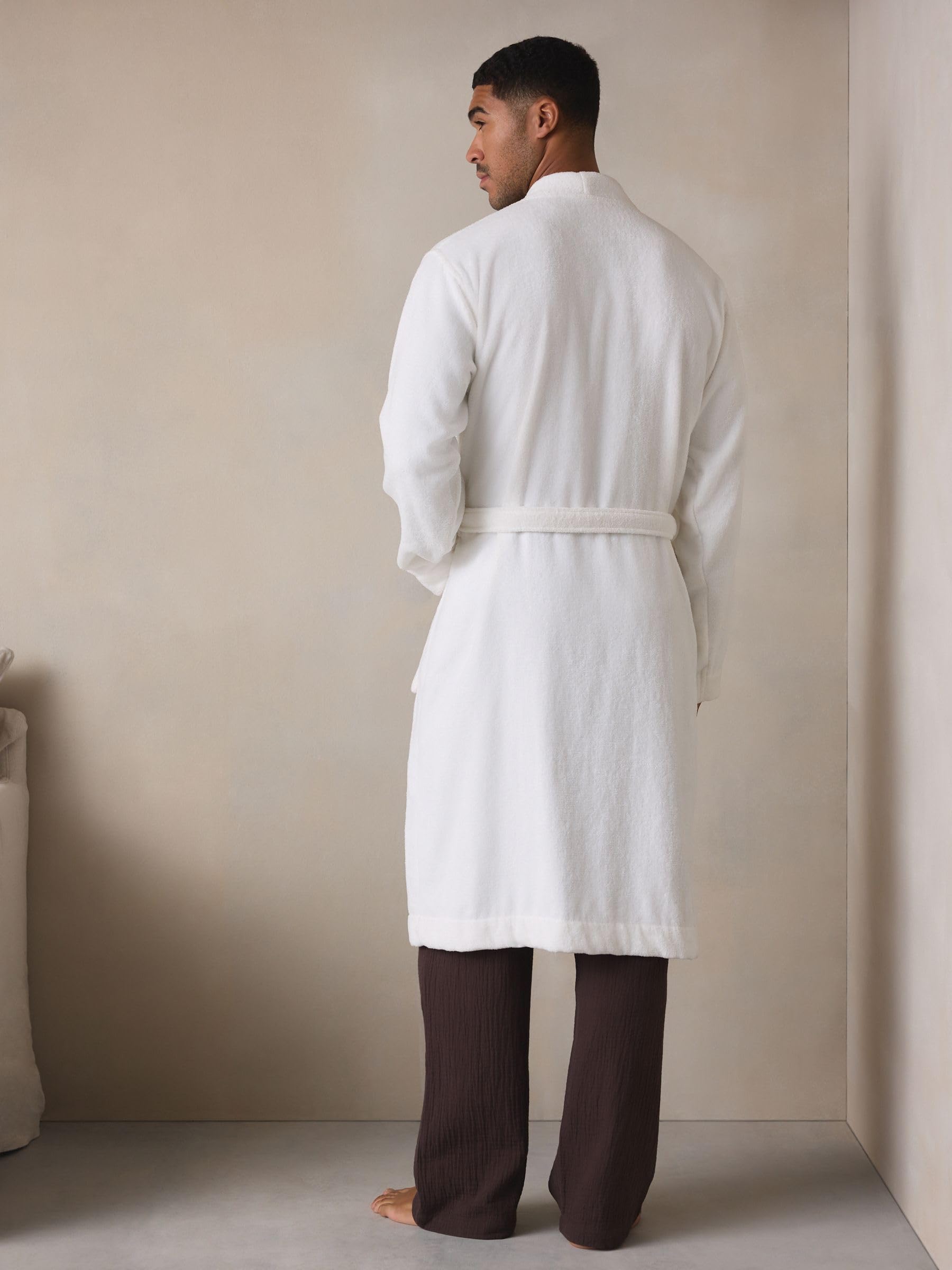 NEXT Uomini Vestaglia Towelling in cotone