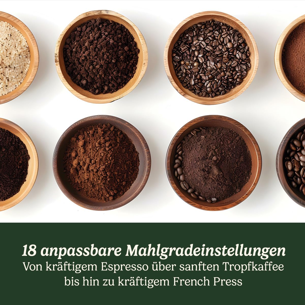 Cuisinart Kaffeemühle | Kaffeemühle für zu Hause | 4-18 Tassen | 18 Mahlgradeinstellungen | verschiedene Brühstärken - Espresso, Cold Brew, Latte, Cappuccino | spülmaschinenfest | einfach zu bedienen