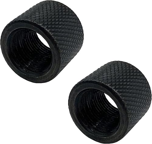 Ficero Protector de rosca 12 x 28 para .22LR .223 y 5.56 (paquete de 2)