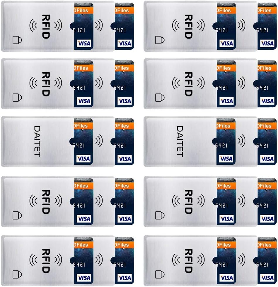 Security Card Shield -20 Credit Card RFID Protection, Anti-Theft & Security Sleeves