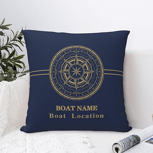 Vista 102 de Almohada lumbar de ancla náutica personalizada Funda de almohada de barco náutica Funda de almohada náutica Regalo de barco náutico, almohada
