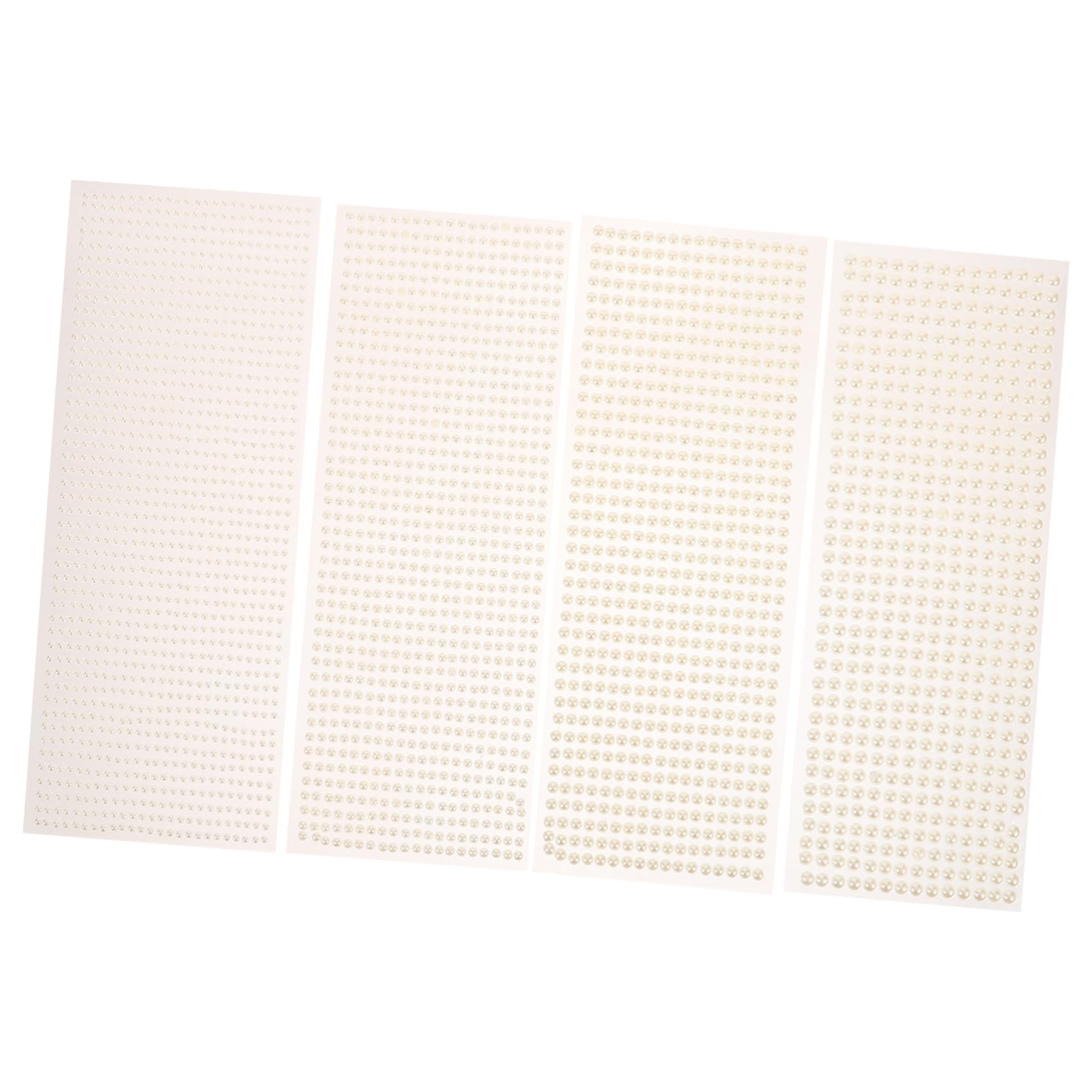 HOMSFOU 5 Set Adesivi Perline Autoadesivi per Trucco E Decorazioni Fai da Te Perghie E Arte del Decorazioni Perline per Look E Creativo 4 Fogli * 5