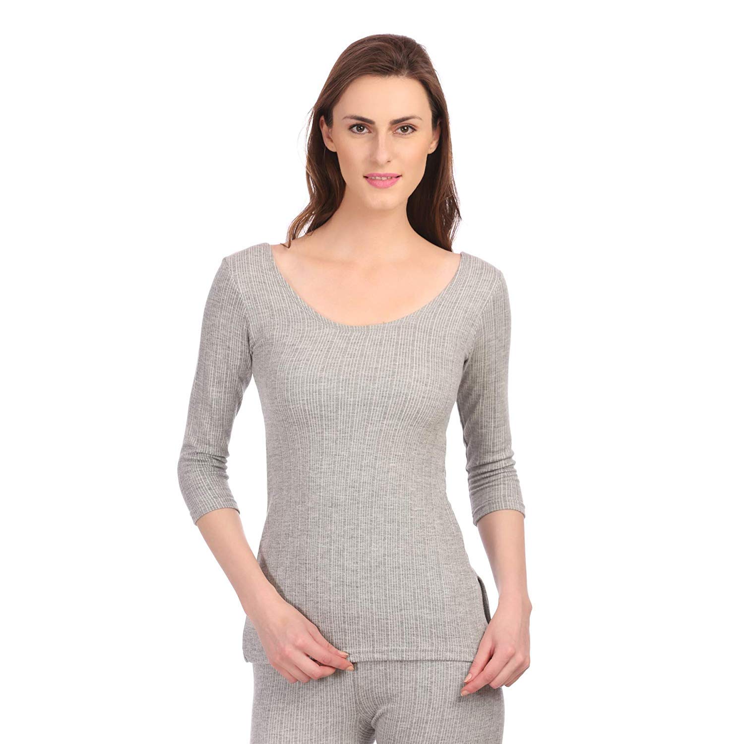 VINGO _3/4 SLEEVESLIP _GREY_2XL