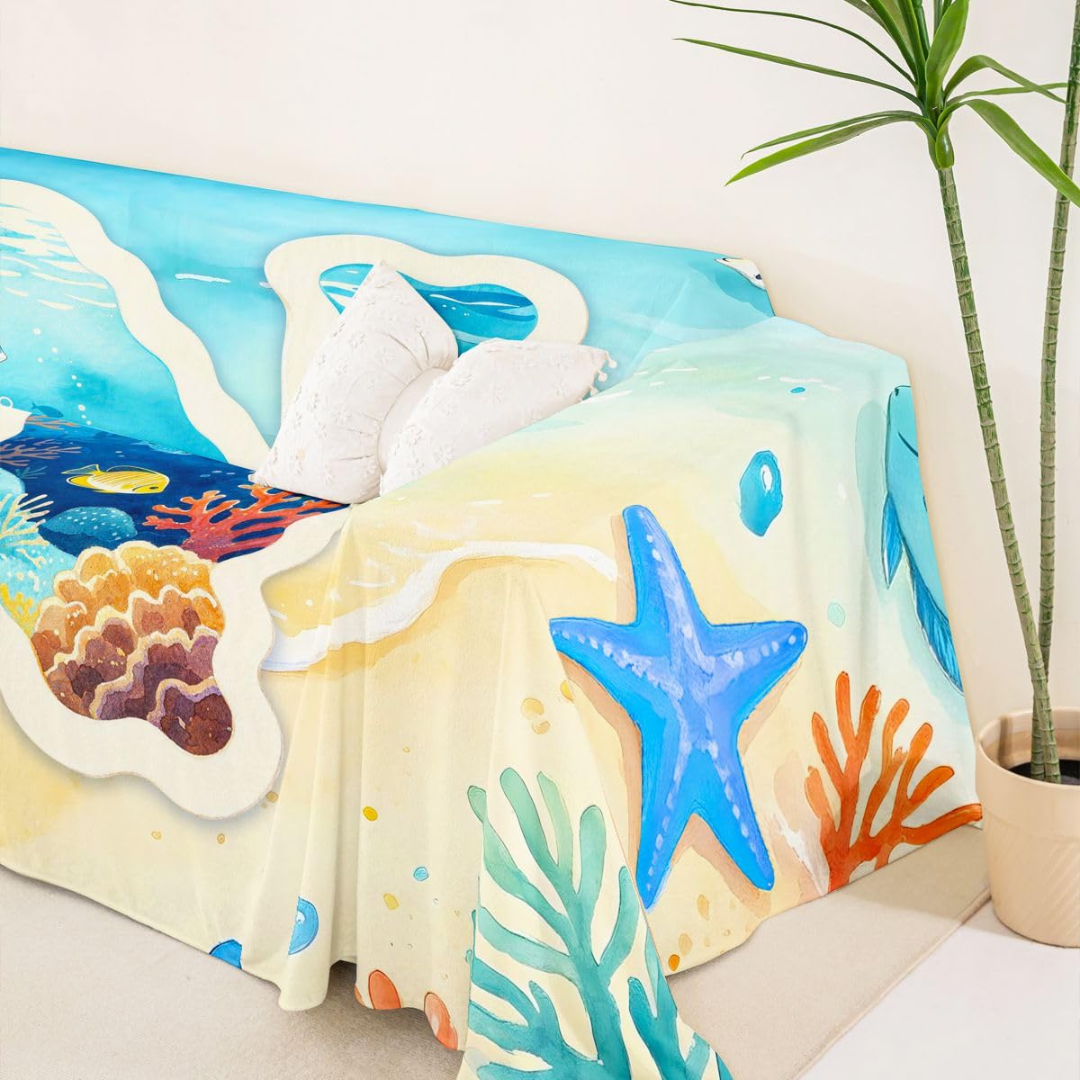 Homewish Copridivano Ocean Coastal 180 x 381 cm per 2 3 4 posti