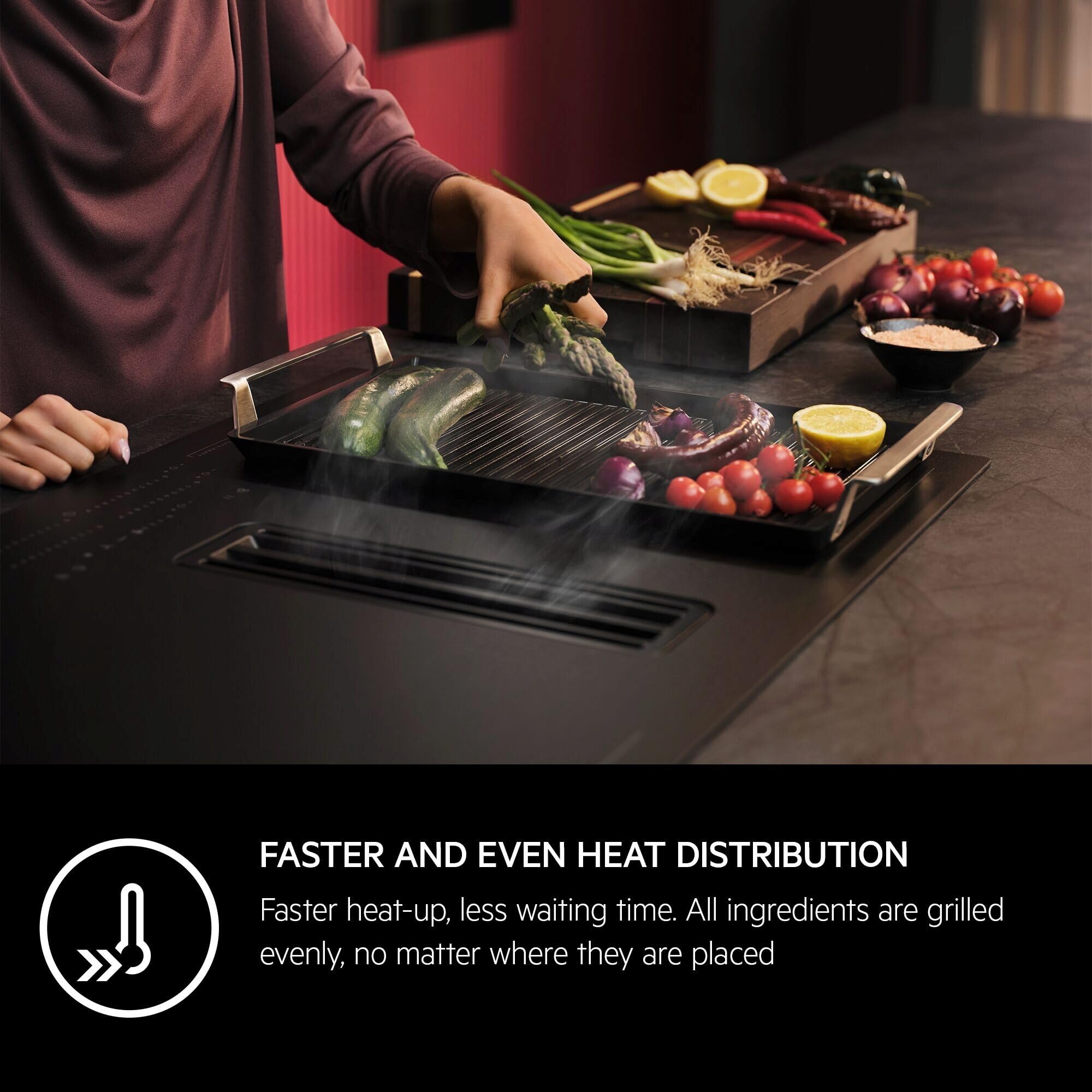 AEG Plancha Grill 2.0 Antihaft-Keramikbeschichtung Easy2Clean Indoor BBQ A9HHPG11