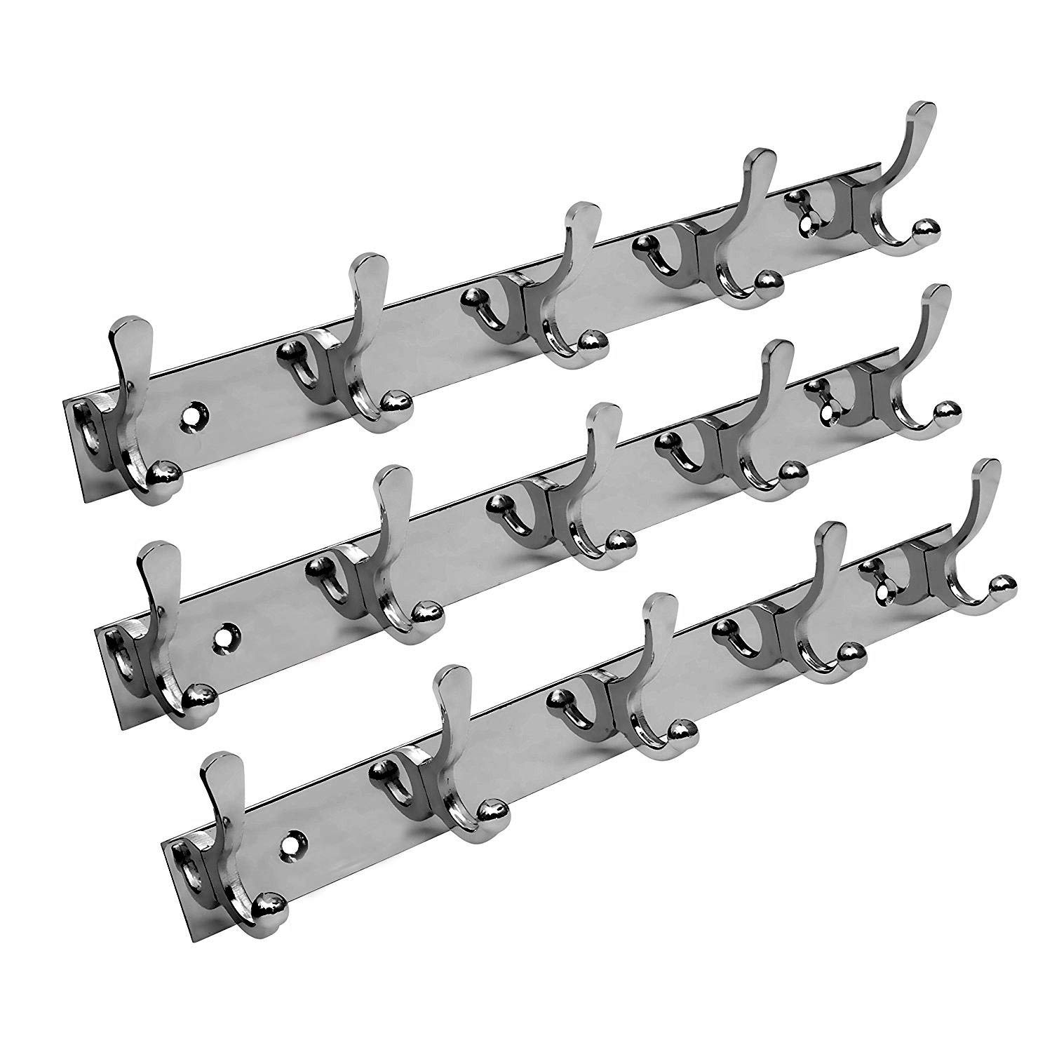 Klaxon Stainless Steel 5 PIN Cloth Hanger, Cloth Door Hook Hanger