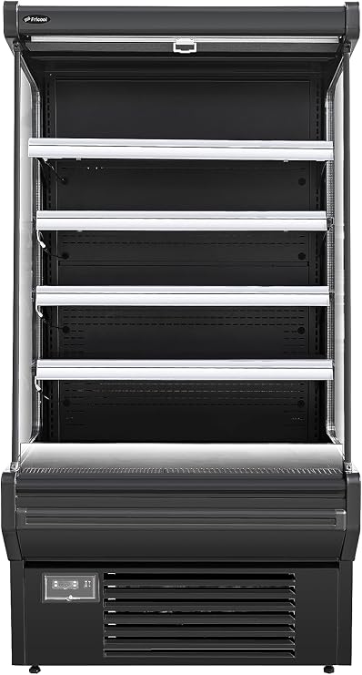 62 Vertical Open Air Cooler Display Case Refrigerator NEW