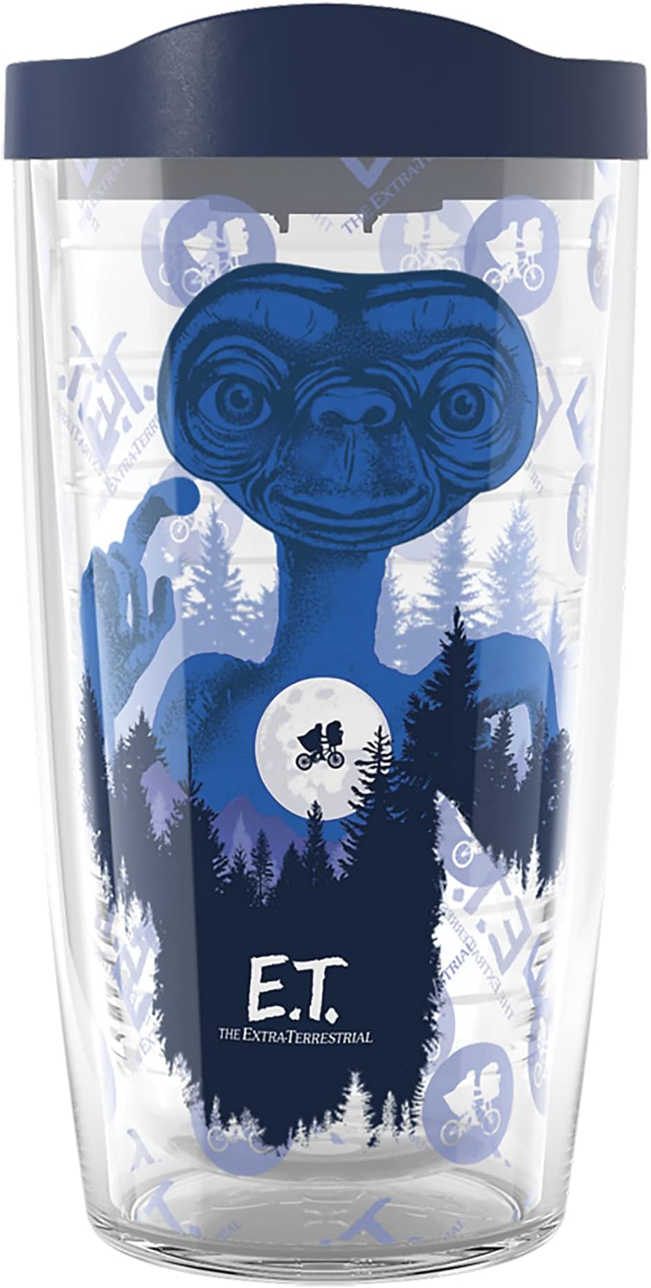 - E.T. the Extra-Terrestrial 40th Anniversary Made in USA Double Walled Insulated Tumbler Cup Keeps Drinks Cold & Hot, 16oz, Classic