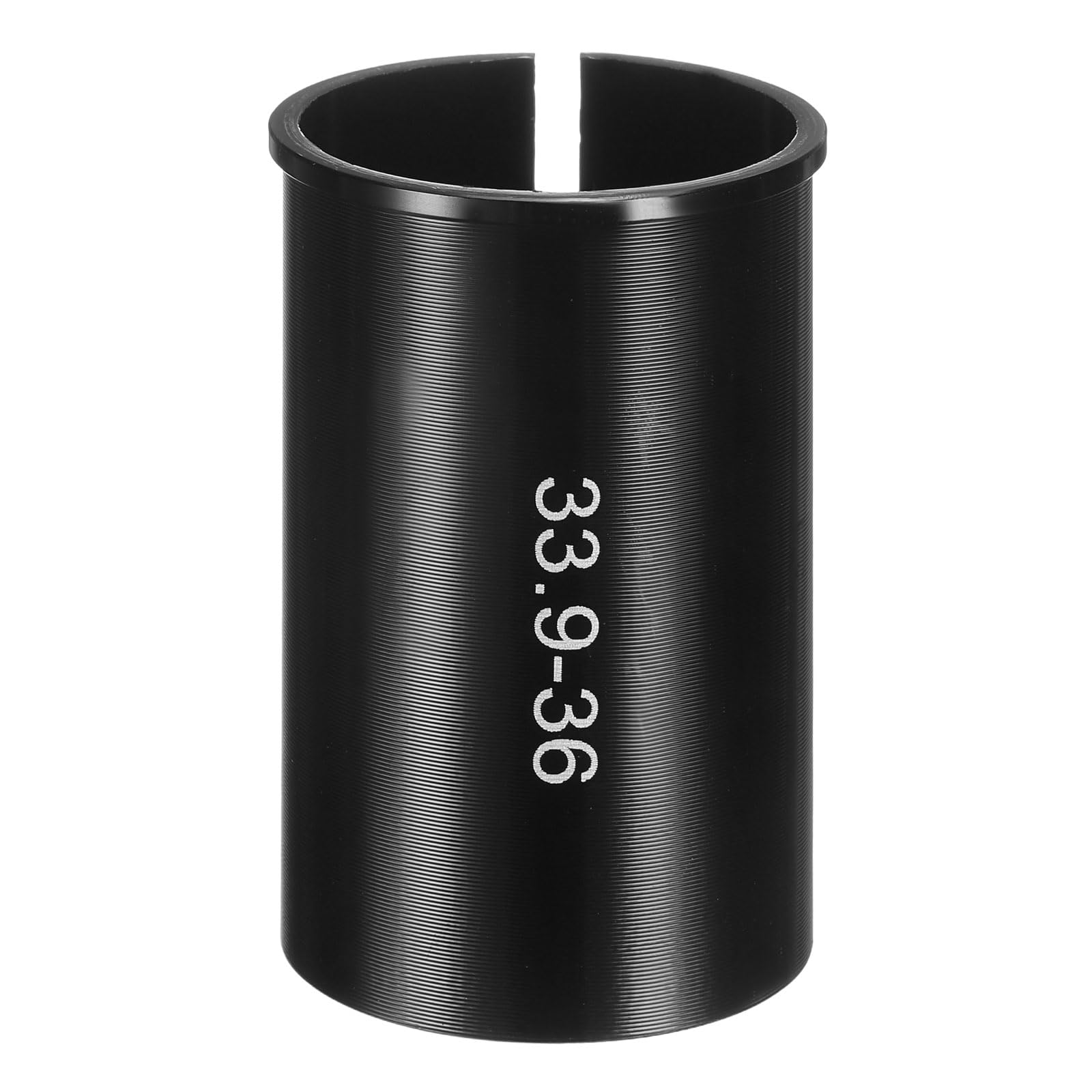 sourcing map Alloy Bike Seat Post Reducer Shim 33.9mm to 36mm 60mm Length Aluminum Bicycle Reducing Sleeve Conversion Seat Post Tube Adapter for Mountain Bike Road Bike City Bike
