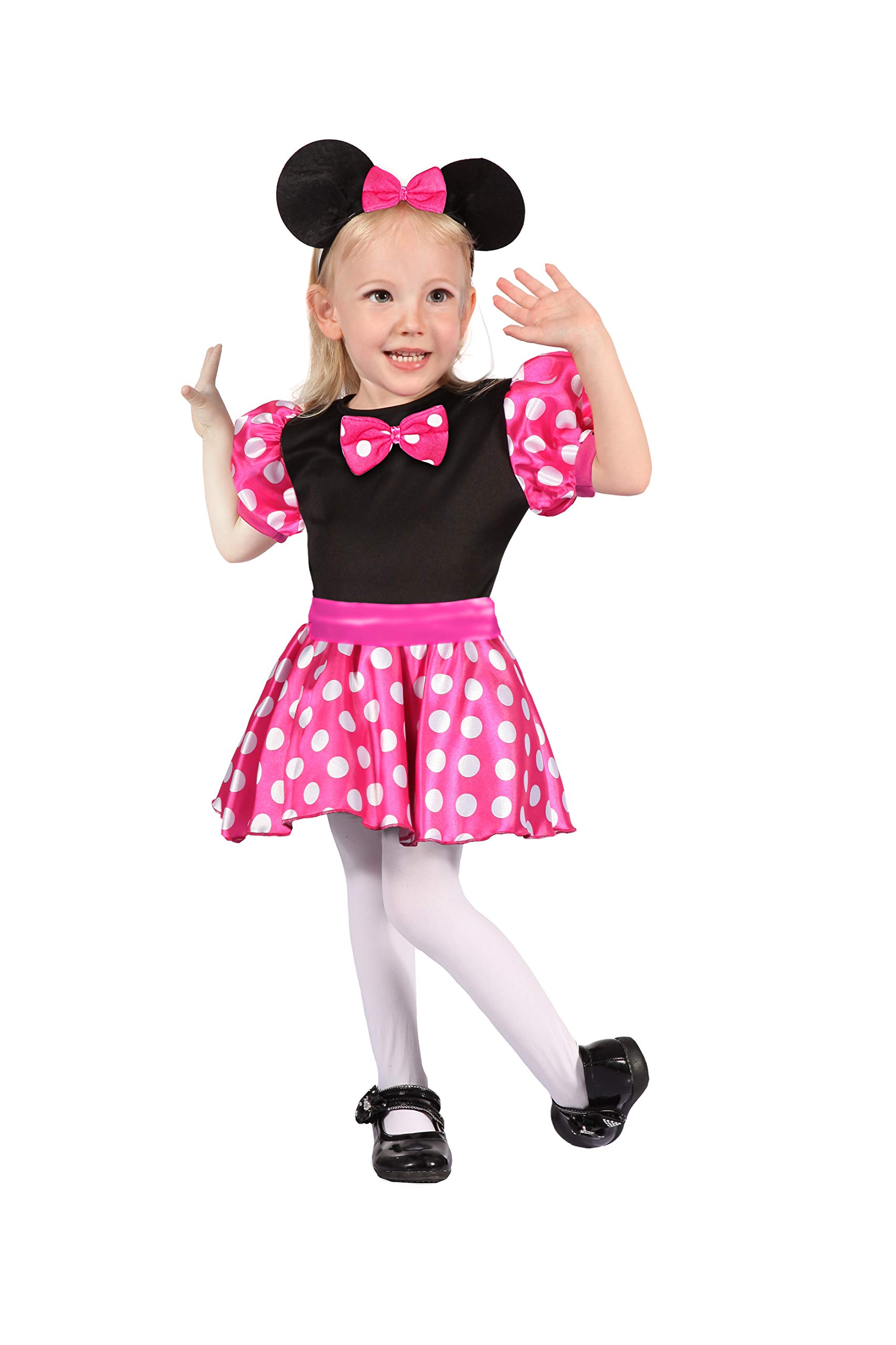 Ciao- Polka Dots Pink Little Mouse Kostüm Verkleidung Mädchen