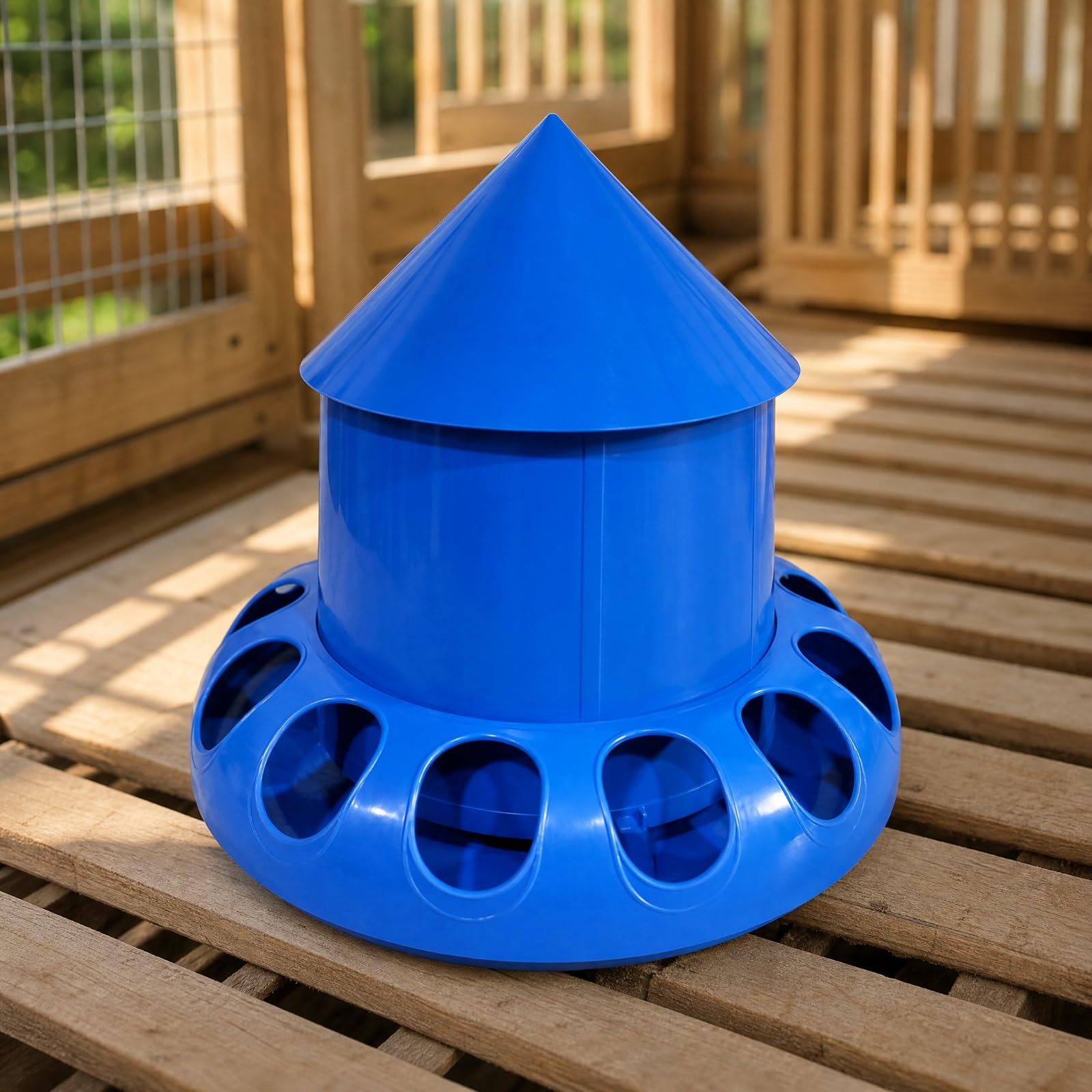 Automático con Múltiples Aberturas Resistente con Cubierta Práctico para Aviarios, 7kg