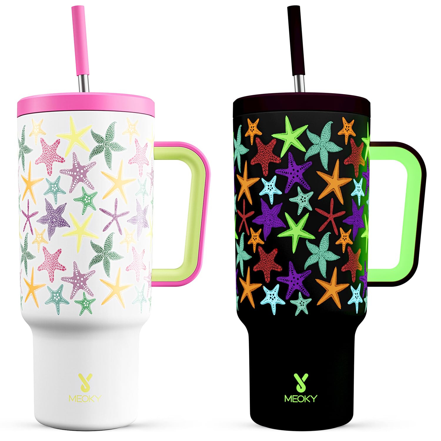 Meoky 1182ml Tumbler with Handle (GWSS) — image 1