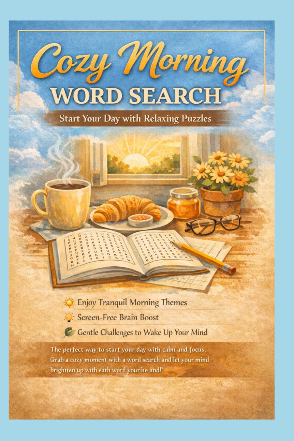 Cozy Morning Word Search: Relaxing Puzzles for Calm Mornings, Gentle Focus, and a Peaceful Start to the Day