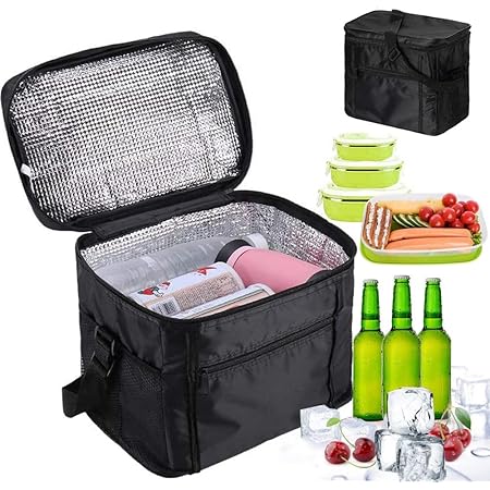 Faltbare Kühltasche - Isolierte Picknicktasche Für Unterwegs Bis 12 Stunden