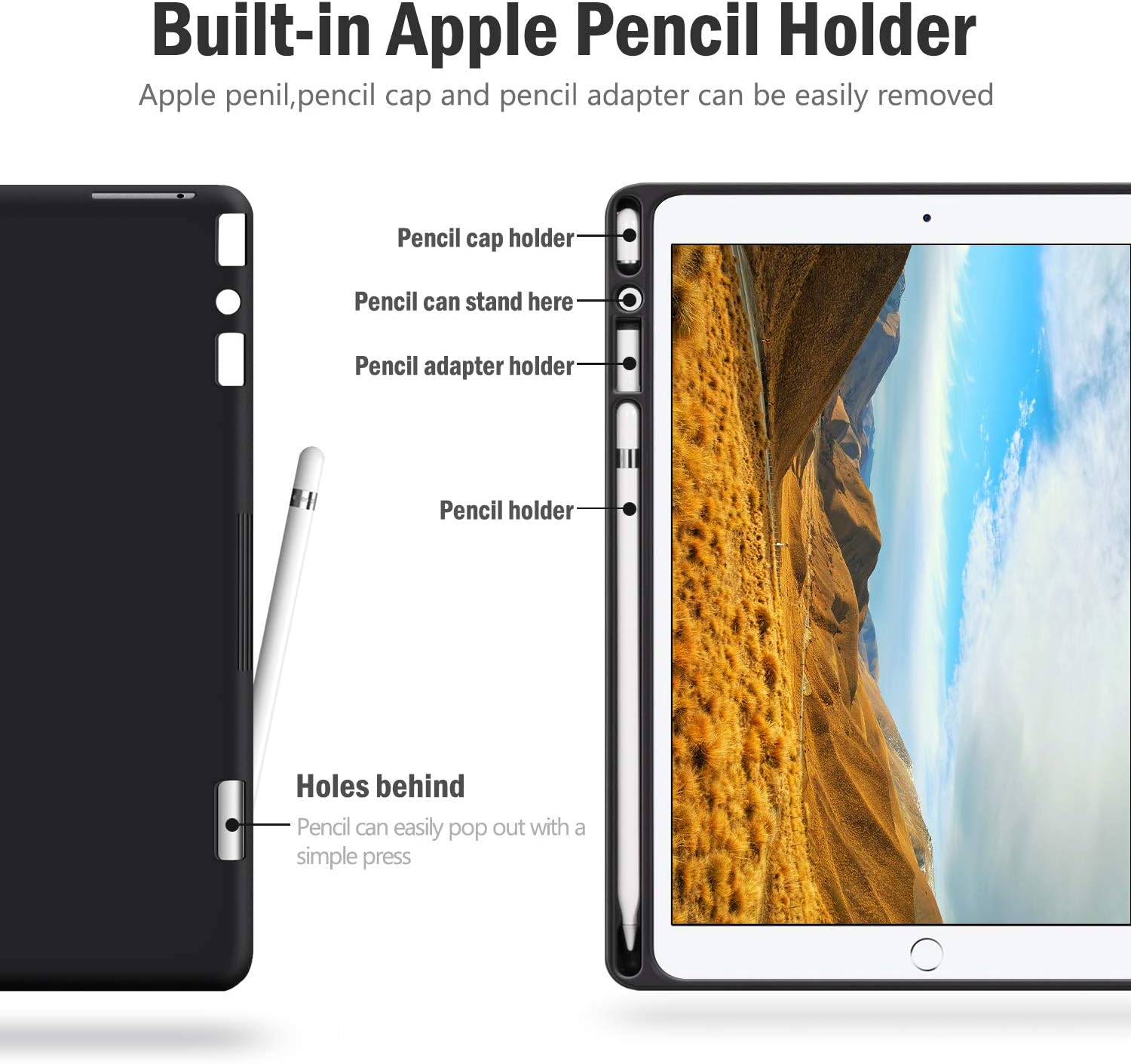 Best Promo Antbox iPad Case for iPad Pro 9.7/ iPad Air/iPad Air 2 with Built-in Apple Pencil Holder Auto Sleep/Wake Function PU Leather Smart Cover (Black) π₯ Antbox iPad Case for iPad Pro 9.7/ iPad Air/iPad Air 2 with Built-in Apple Pencil Holder Auto Sleep/Wake Function PU Leather Smart Cover (Black)