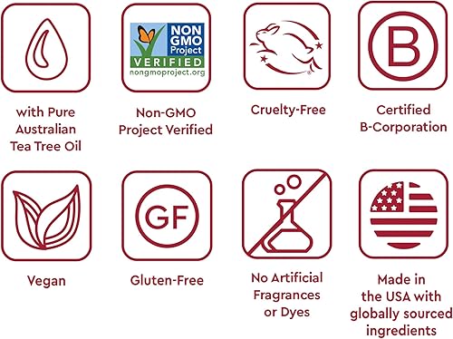 Miniatura 6 de Desert Essence Aceite de árbol de té y pasta de dientes de neem, 6.25 onzas, paquete de 2, sabor rico y refrescante, bicarbonato de sodio y aceite