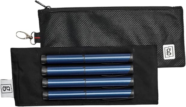 Insulin Cooler Wallet for 4 Pens Keeps Medication Cool and Safe for 36+ Hours, Stress-Free | Insulin Pen Cooler for Travel and Everyday Use | No Ice, No Batteries Required | Zipper Wallet - Black