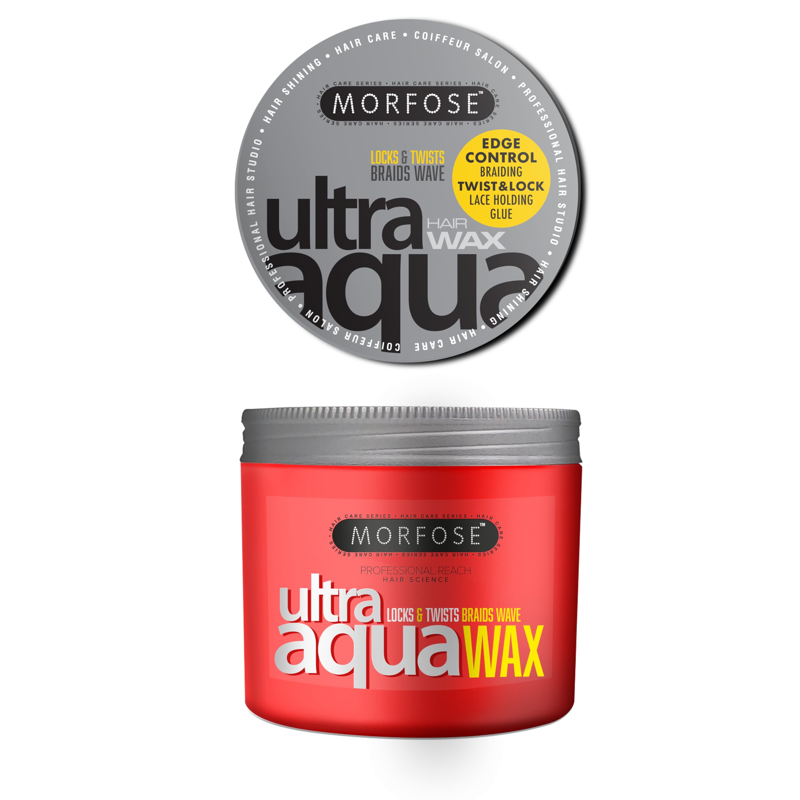 Morfose Ultra Aqua Wax 500 ml – mocne trzymanie warkoczy, loków i skrętów, z połyskiem i wilgocią