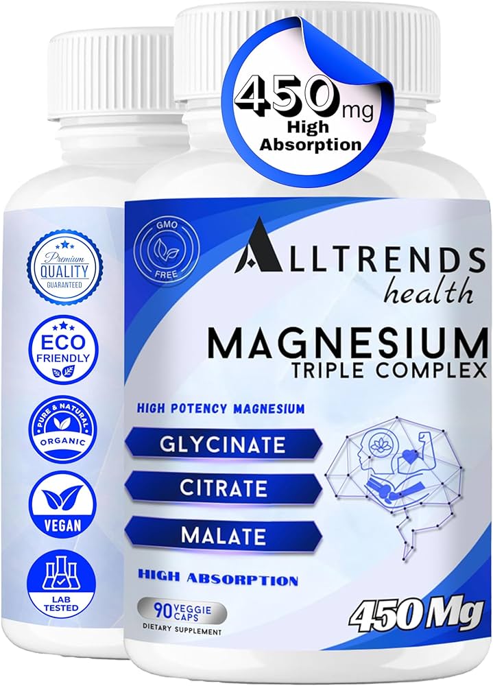 シェイプアップ 健康・医学 Amazon.com: AllTrends Health Triple Magnesium Complex | High