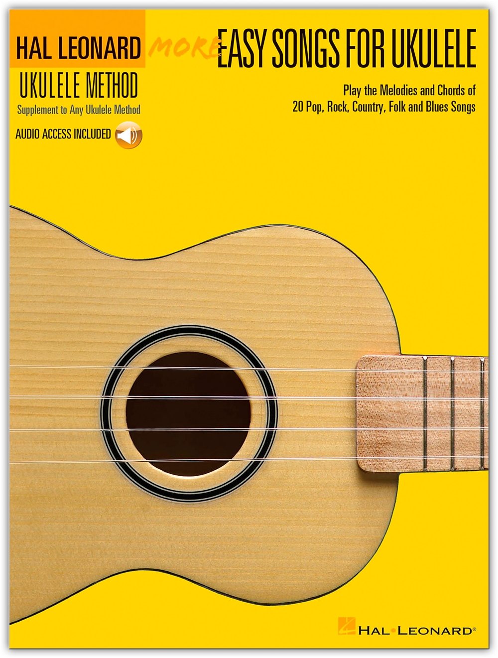 Hal Leonard More Easy Songs For Ukulele Book/Online Media      Sheet music