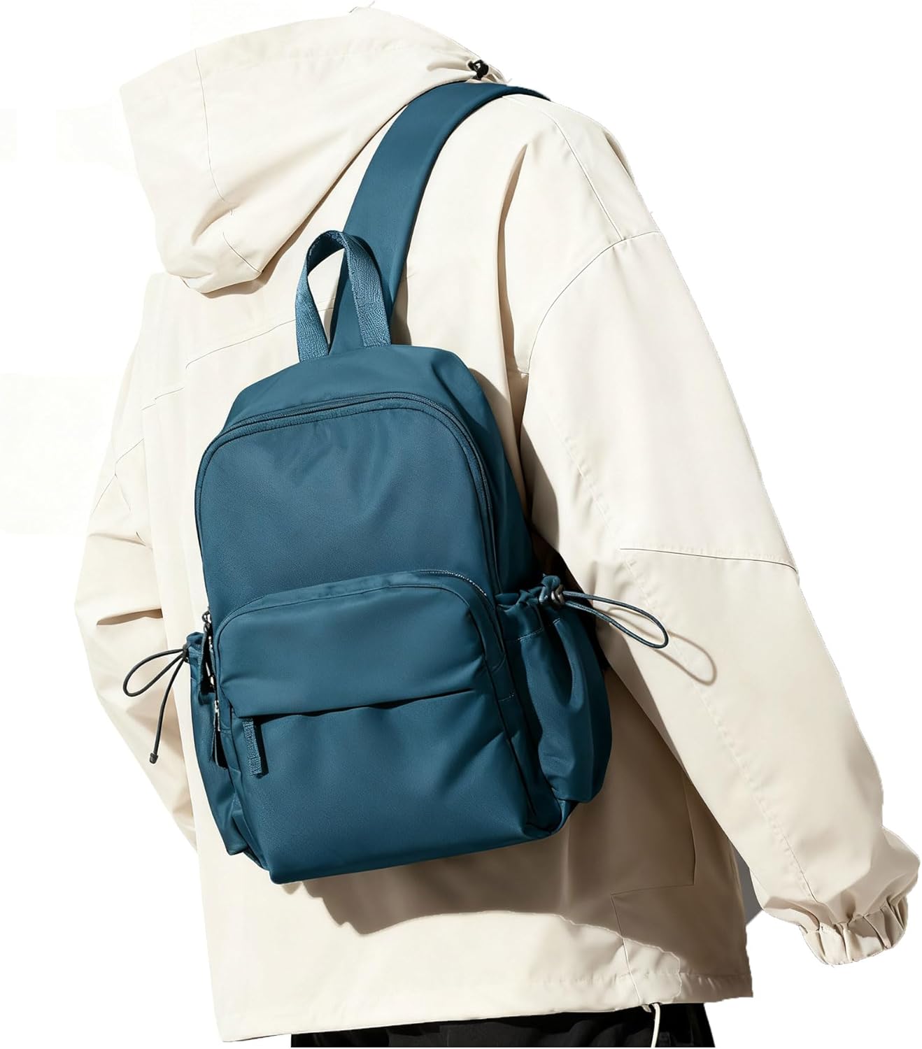 SEAFEW Sling Crossbody Bag for Men Women, Tactical Backpack Shoulder Daypack Mini Anti-Theft Motorcycle Chest Bags, Small One Strap Backpack for Casual Travel Hiking Outdoor Sports Blue - Image 9