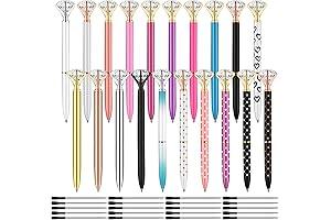 PASISIBICK 20 Pieces Diamond Crystal Diamond Pen